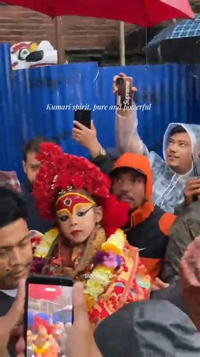 In her blessings, we find divinity 🙏✨ @AnaNta ShaKya #newariculture #newarculture #fyp #newar #kumari