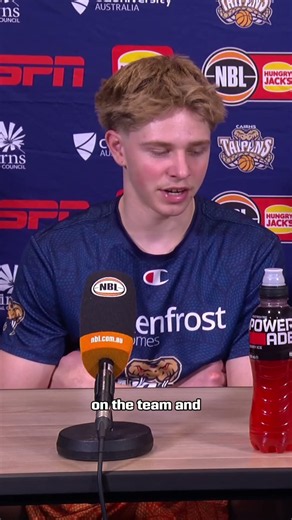 NBl Next Star Luke Paul shares his post-game thoughts after making his NBL debut for Cairns 🐍