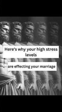 Here's why your high stress levels are effecting your marriage. #marriage