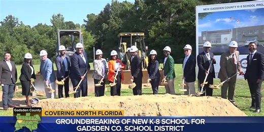 Gadsden County School District breaks ground on new K-8 school building