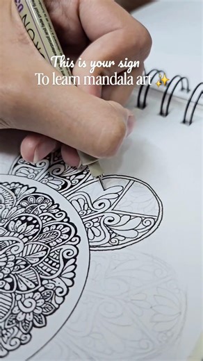 Mandala Art Is Therapeutic ✨ | Slow Drawing Process | Healing Power