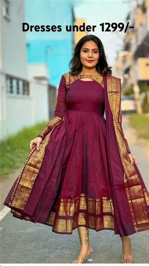 🔥 Trending Gown Under ₹1299 | silk + Cotton | #trending #gowns #ytshorts - 9989745554 #Vastraya