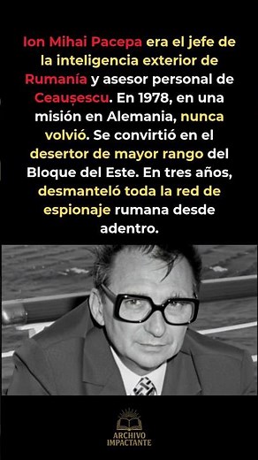 El espía más poderoso del Bloque del Este desertó y destruyó todo lo que sabía #Historia #EspíasFrío