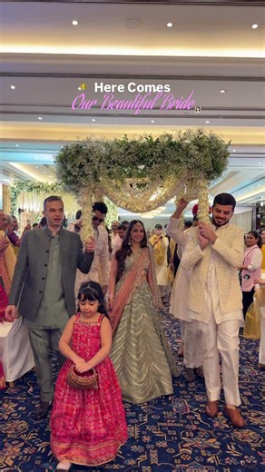 Ashima & Rishi Bridal Entry // Emotional & Grand Bride Entry 💖✨ // love shoot repeat