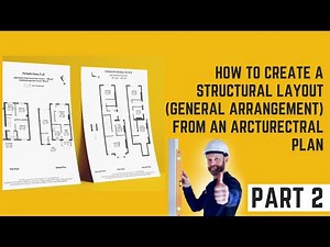 How to Convert an Architectural Plan into a Structural Layout Using AutoCAD Part 2