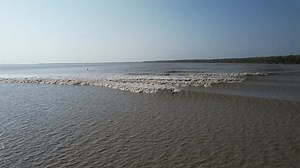 Surfing Pororoca Surfing Wave Between River: vídeo stock (100% livre de direitos) 3448187935 | Shutterstock