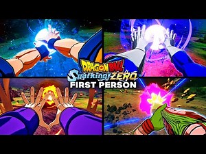 DRAGON BALL: Sparking! ZERO – New First Person Character Mode Gameplay! (FPS Camera Mod)