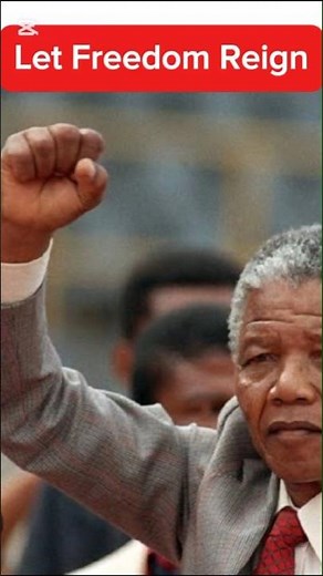 Nelson Mandela speech "Let freedom reign" #bonganimenze #southafrica #longwalktofreedom
