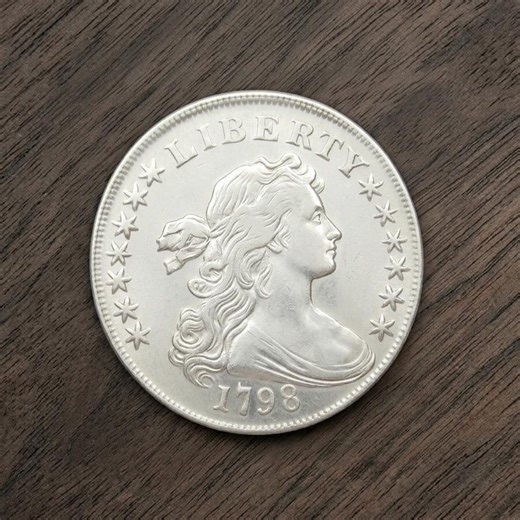 1798 Draped Bust Silver Dollar, Old US Silver Coins for Collectos, Rare American Lucky Liberty Coin Collection, Antique Commemorative Coin - Etsy