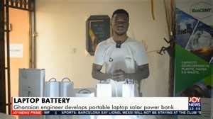 24K views · 482 reactions | Tech Thursday: Ghanaian Engineer develops portable laptop solar power bank. | JoyNews | Facebook