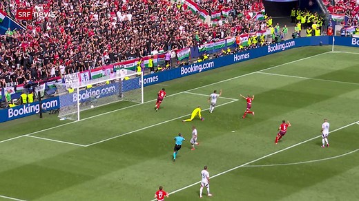 EM 2024: Schweiz gewinnt gegen Ungarn 3:1