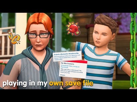 My Sim is Struggling with Shared Custody after Her Divorce 💔 (Sims 4 Save File Let's Play)