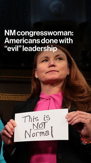 1.9K views · 28 reactions | Rep. Melanie Stansbury tells Joe Mathieu that the shutdown fight "is just the beginning," and that the Americans showed last Tuesday that they are done with "evil" GOP leadership https://bloom.bg/4nMdWeQ | Bloomberg Television | Facebook
