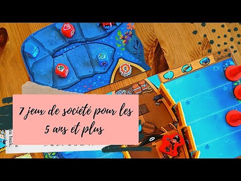 Jeux de société pour les enfants de 5 ans et plus