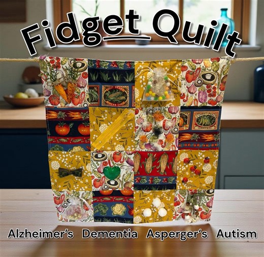 Fidget Sensory Quilt: Dementia, Alzheimer's, Autism Relief Harvest Time - Etsy