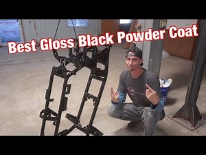 How to Powder Coat Gloss Black