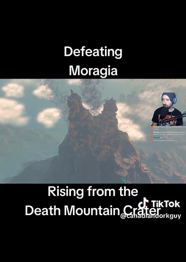 Defeating Moragia (Rising from the Death Mountain Crater) - The Legend of Zelda: Tears of the Kingdom #zelda #thelegendofzelda #thelegendofzeldatearsofthekingdom #tearsofthekingdom #totk #tloz #tloztotk #boss #bossfight #bossbattle #bossstage #stream #streamer #funny #winning #defeating #moragia #deathmountain #goron #yunobo