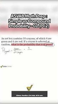 ASVAB Arithmetic Reasoning: Probability Problem Solving with Crayons 🖍️