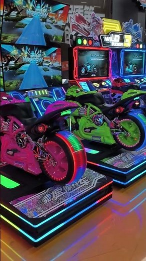 WILD RIDER 3 Dual Player Motorcycle Racing Arcade Machine | Four-Screen Racing Simulator
