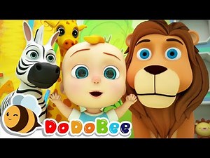 Let's Go to the Zoo | Learn Animals for Kids + More Nursery Rhymes & Kids Songs - DoDoBee