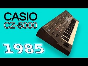 CASIO CZ-5000 Digital Synthesizer 1985 | HD DEMO