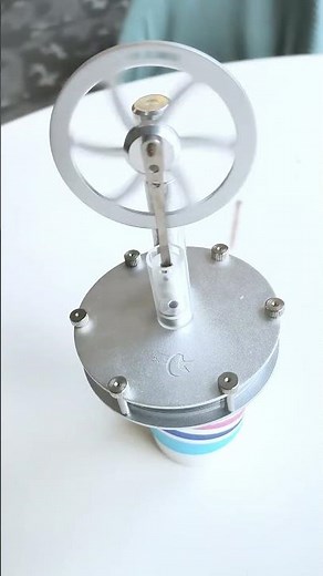 Updated Low Temperature Stirling Engine-EngineDIY