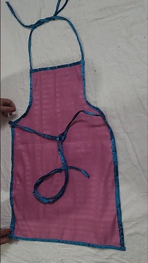 Free size kitchen apron||Amazing sewing tips||How to make kitchen apron at home #ytshorts #shorts