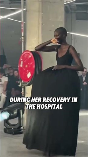 Three models continued to walk the runway despite serious illness