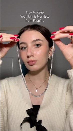 How to Keep Your Tennis Necklace from Flipping