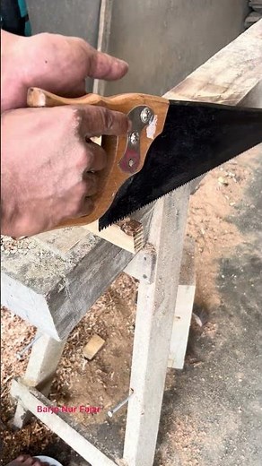 tips dasar menggunakan gergaji manual #bassic #tips