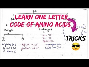 Trick to learn One letter code for Amino Acids 🤩#biochemistry
