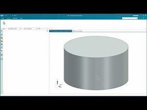 NX Feature Templates: Using a Label to show a Warning Message [NX 2206]