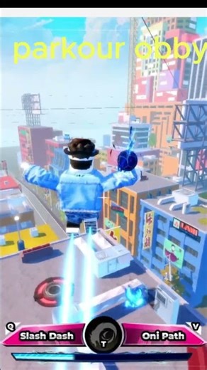 OBBY GETS STUNTS #roblox#parkour #amazingroblox #gaming