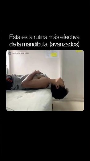 Protocolo de 3 ejercicios para mandíbula
