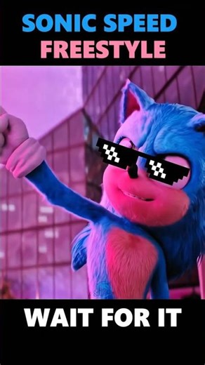 SONIC SPEED FREESTYLE ⚡| #shorts #sonicspeed #sonic