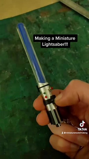 Making Miniature Custom Lightsaber! Star Wars Day Special!