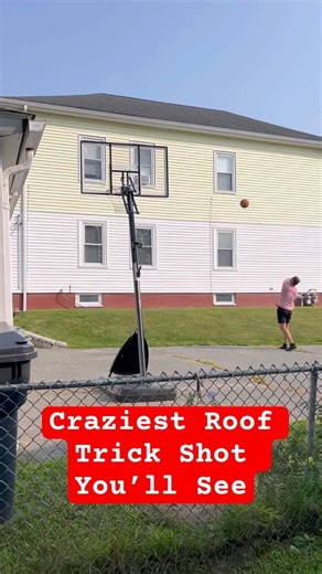 Crazy Basketball Trick Shot #viral #basketball
