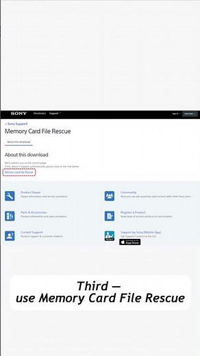 Lost files from your Sony SD card? Don’t panic. #sony #sdcard
