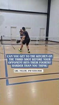Can you, or should you, get to the net in one shot?