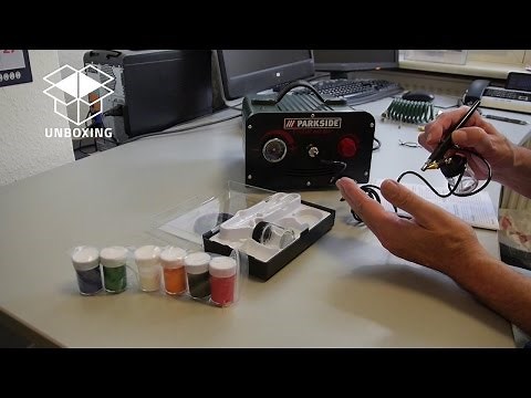 Lidl Airbrush Set Parkside PABK 60B2 im Test Review