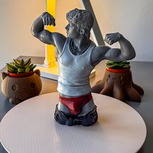 Male Torso Sculpture, Gay Art Decor, Erotic Masculine Figure, 3D Printed Statue, Bold Gift for Him - Etsy
