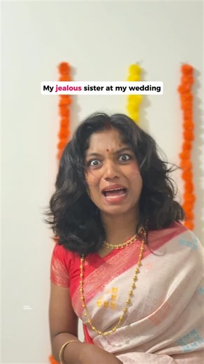 Reenu on Instagram: "Dare you to tag her 👺🤣 . . #siblings #sisters #toxic #wedding #indianweddings"