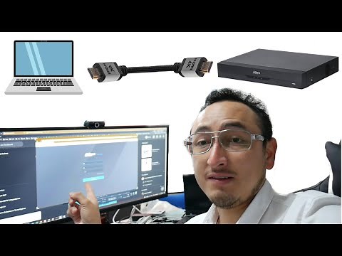 How to set up and view Dahua DVR or NVR from a laptop