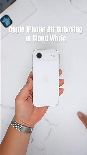 Apple iPhone Air Unboxing in Cloud White: 1TB Power!