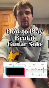 Beat It solo made simple — easy guitar tab tutorial