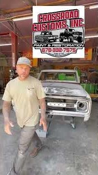 Grill install / make fit video on a 70s C-10 or K-10 trucks aftermarket fenders and grill .