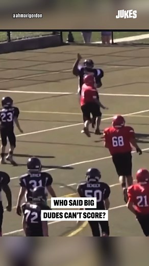 Legendary Big Man Touchdown 💪 #highschoolfootball | Jukes