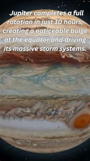 Jupiter Spins Rapidly