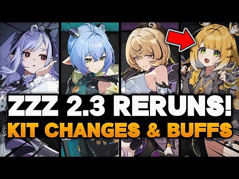 NEW UPDATE! ZZZ 2.3 Banners & Reruns + Kit Changes | Zenless Zone Zero, Lucia ZZZ, Yidhari ZZZ