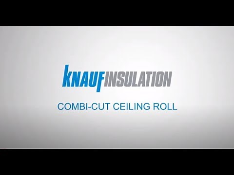 Knauf Insulation - How to Install Ceiling Roll Combi-Cut (South Africa)